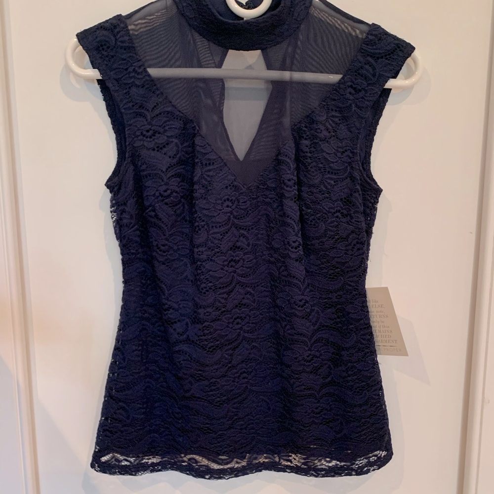 Boston Proper Lace Blouse